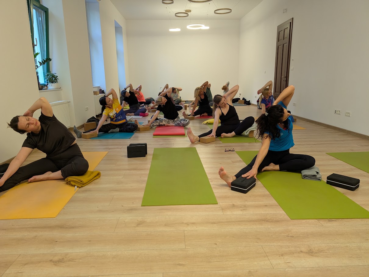 Clasă de yoga pentru începători la Harmony Yoga Studio din Timișoara